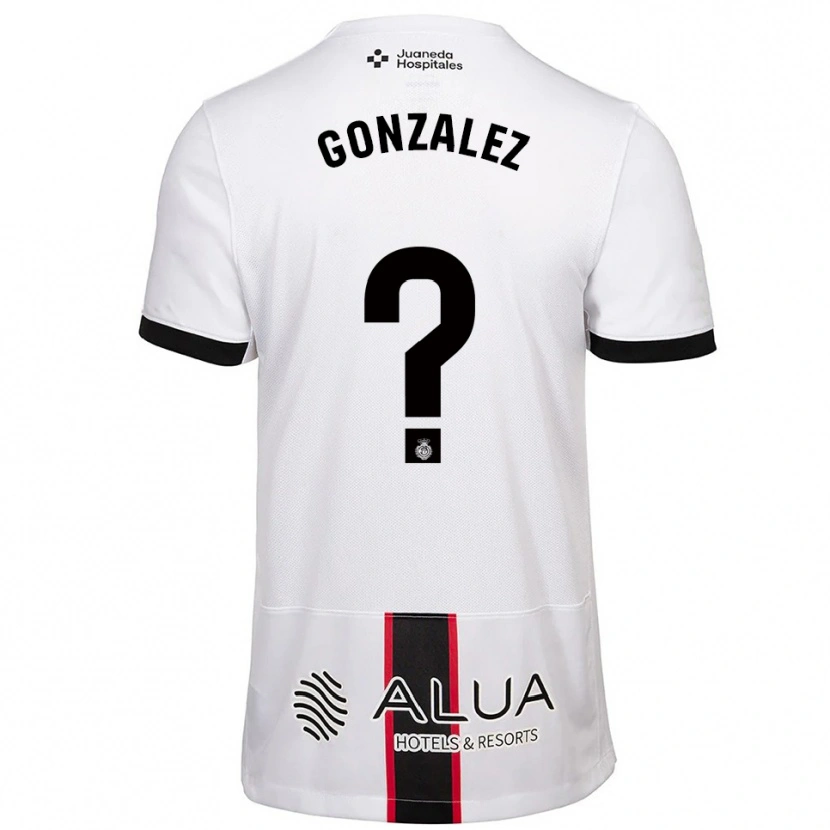 Danxen Homem Camisola Adrià González #0 Branco Preto Alternativa 2025/26 Camisa Brasil