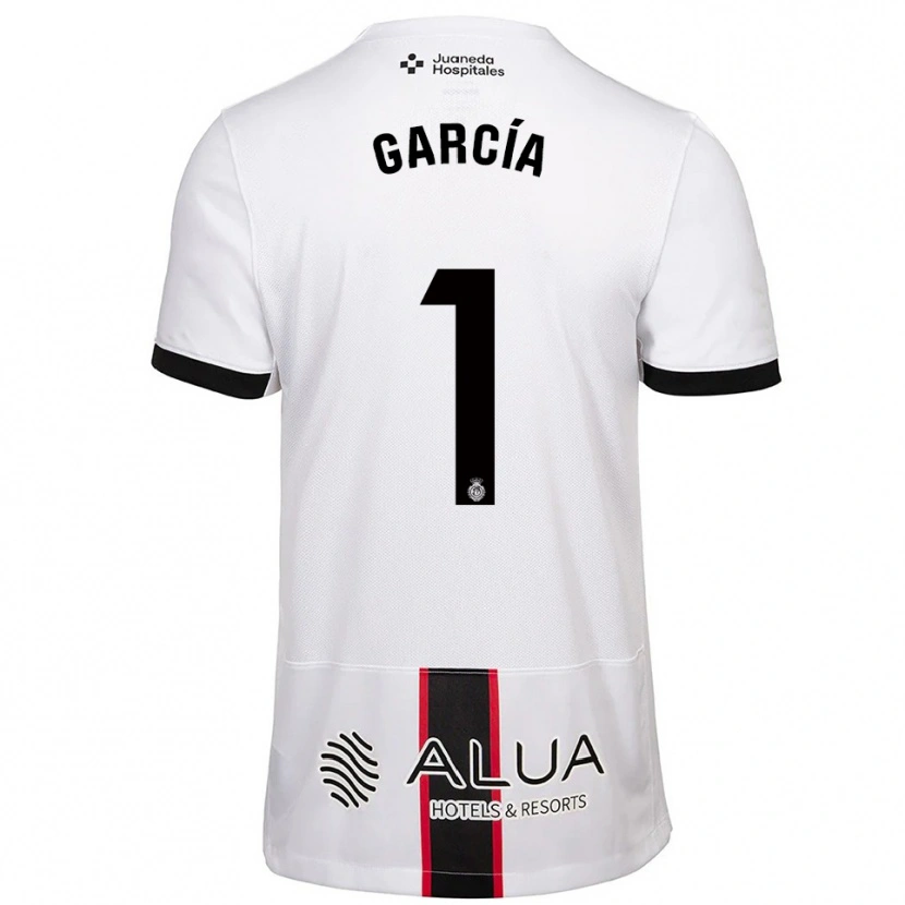 Danxen Homem Camisola Pere García #1 Branco Preto Alternativa 2025/26 Camisa Brasil