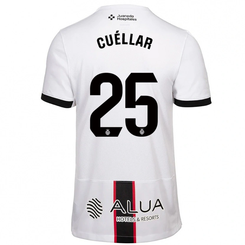 Danxen Homem Camisola Iván Cuéllar #25 Branco Preto Alternativa 2025/26 Camisa Brasil
