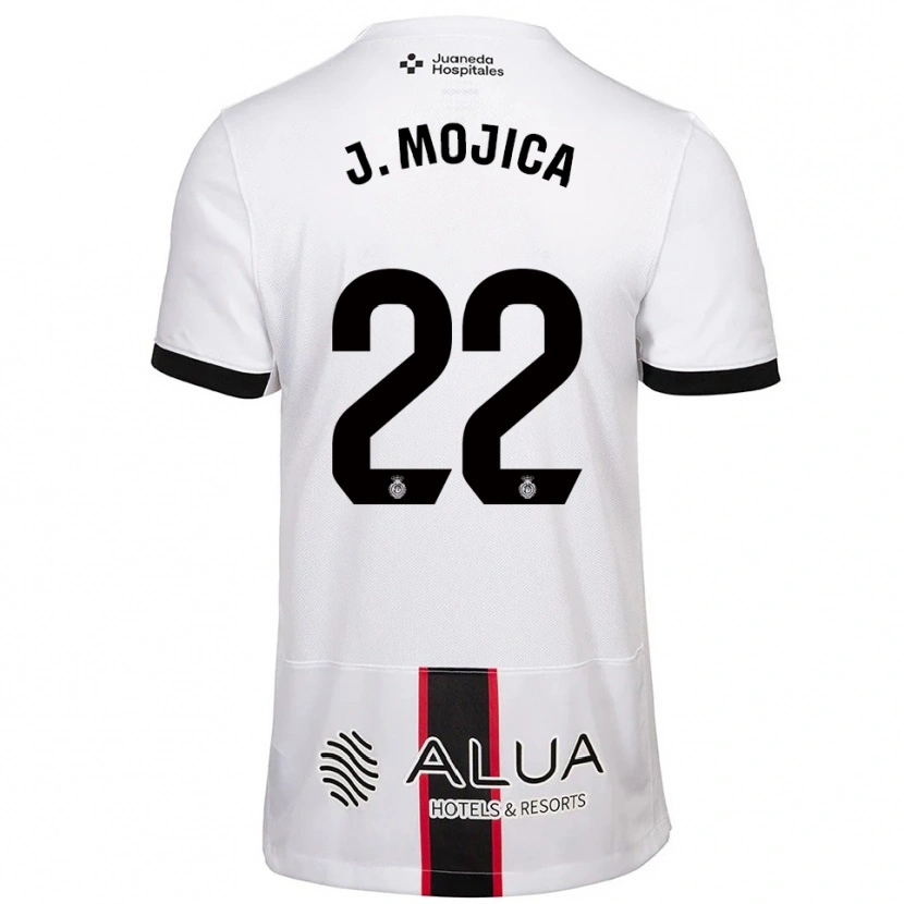 Danxen Homem Camisola Johan Mojica #22 Branco Preto Alternativa 2025/26 Camisa Brasil