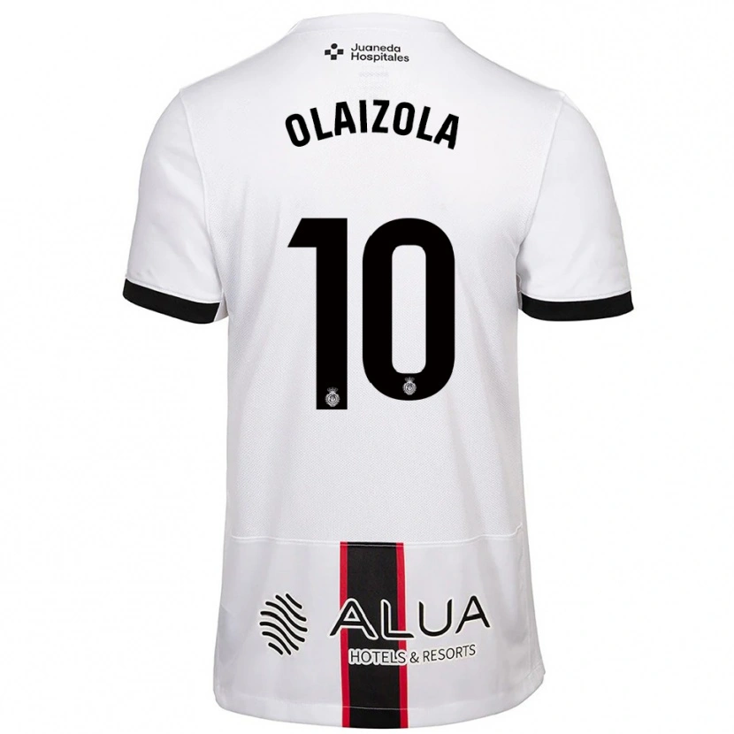 Danxen Homem Camisola Javier Olaizola #10 Branco Preto Alternativa 2025/26 Camisa Brasil