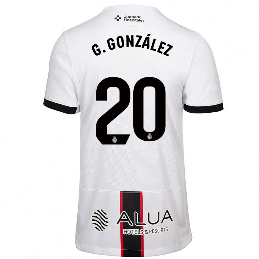 Danxen Homem Camisola Giovanni González #20 Branco Preto Alternativa 2025/26 Camisa Brasil