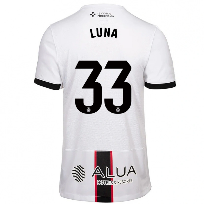 Danxen Homem Camisola Daniel Luna #33 Branco Preto Alternativa 2025/26 Camisa Brasil