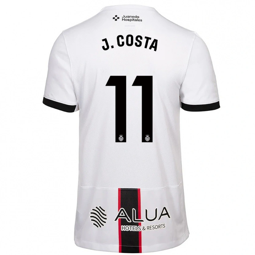 Danxen Homem Camisola Jaume Costa #11 Branco Preto Alternativa 2025/26 Camisa Brasil