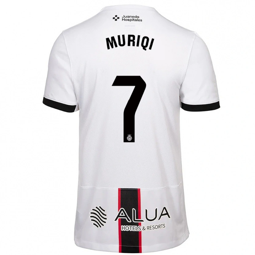 Danxen Homem Camisola Vedat Muriqi #7 Branco Preto Alternativa 2025/26 Camisa Brasil