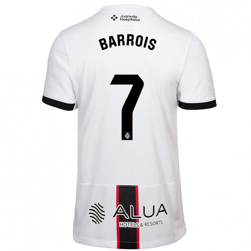 Danxen Homem Camisola Eliott Barrois #7 Branco Preto Alternativa 2025/26 Camisa Brasil