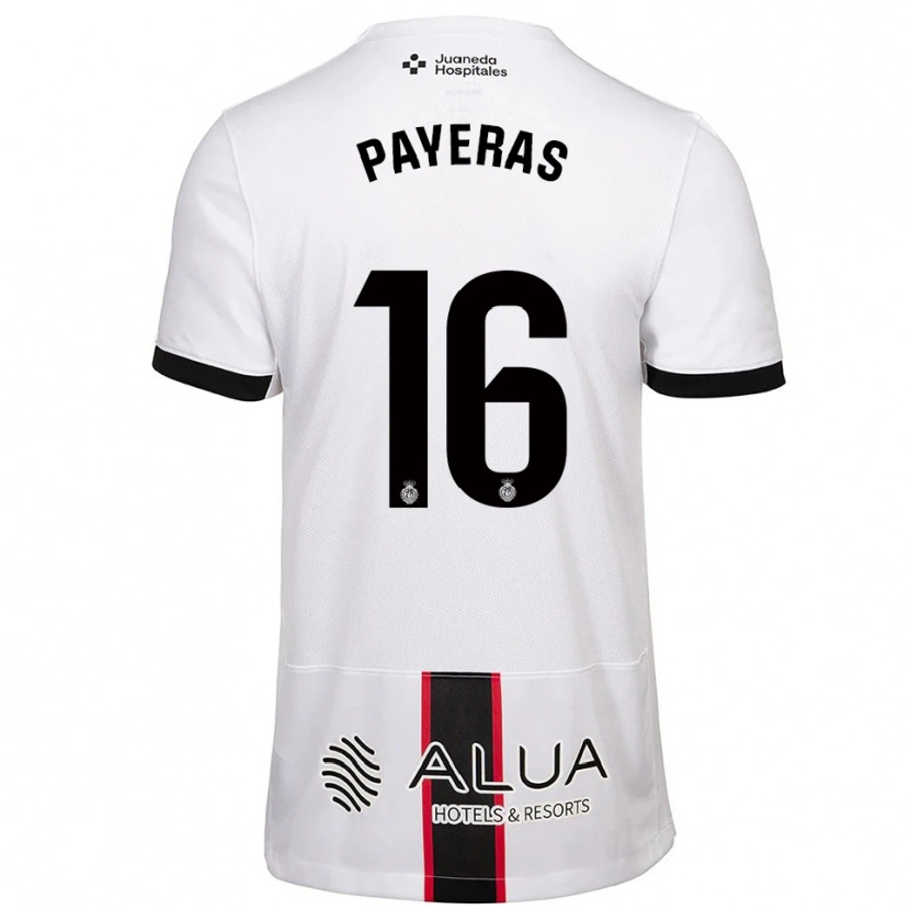 Danxen Homem Camisola Martí Payeras #16 Branco Preto Alternativa 2025/26 Camisa Brasil