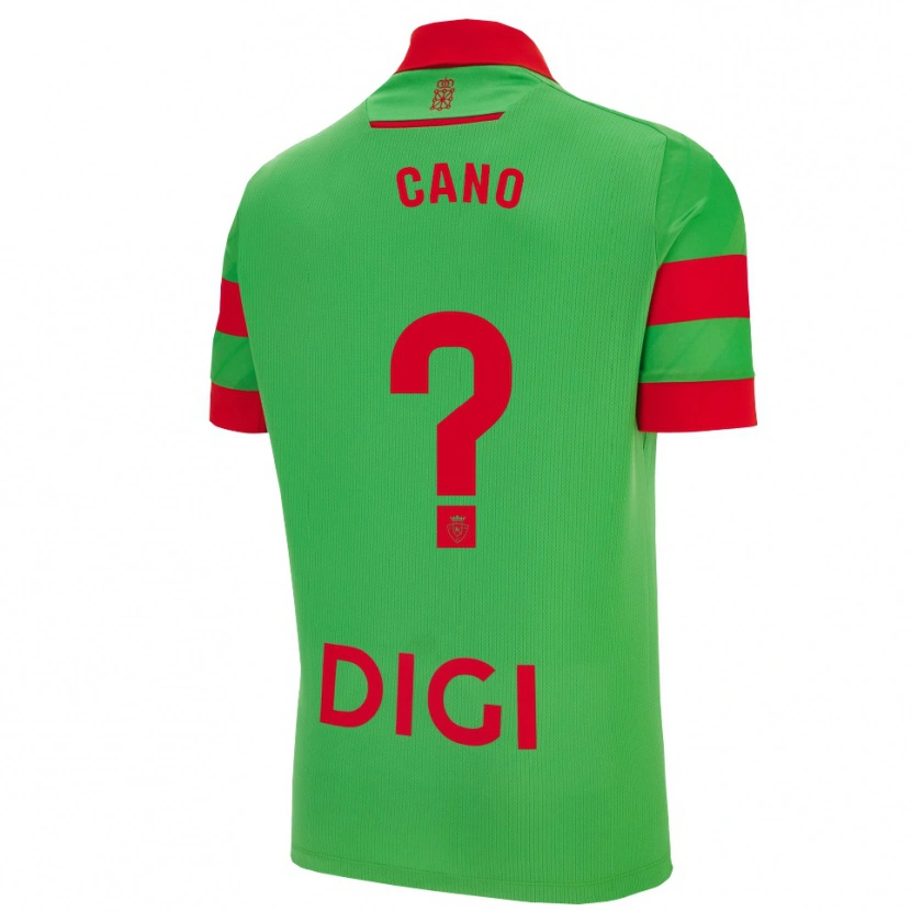 Danxen Homem Camisola Javi Caño #0 Verde Vermelho Alternativa 2025/26 Camisa Brasil