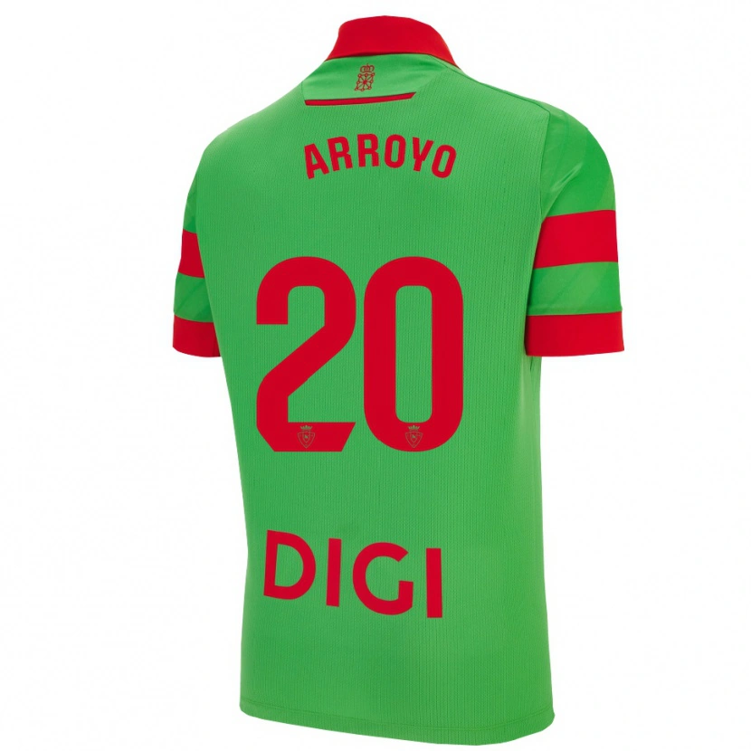 Danxen Homem Camisola Roberto Arroyo #20 Verde Vermelho Alternativa 2025/26 Camisa Brasil