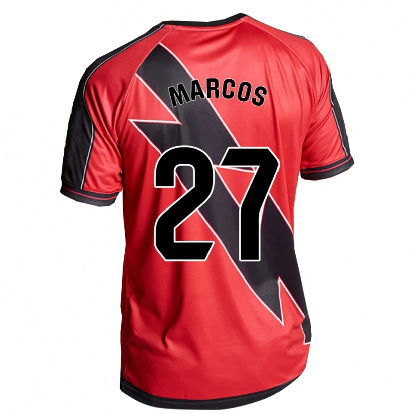 Danxen Homem Camisola Álvaro Marcos #27 Vermelho Preto Alternativa 2025/26 Camisa Brasil