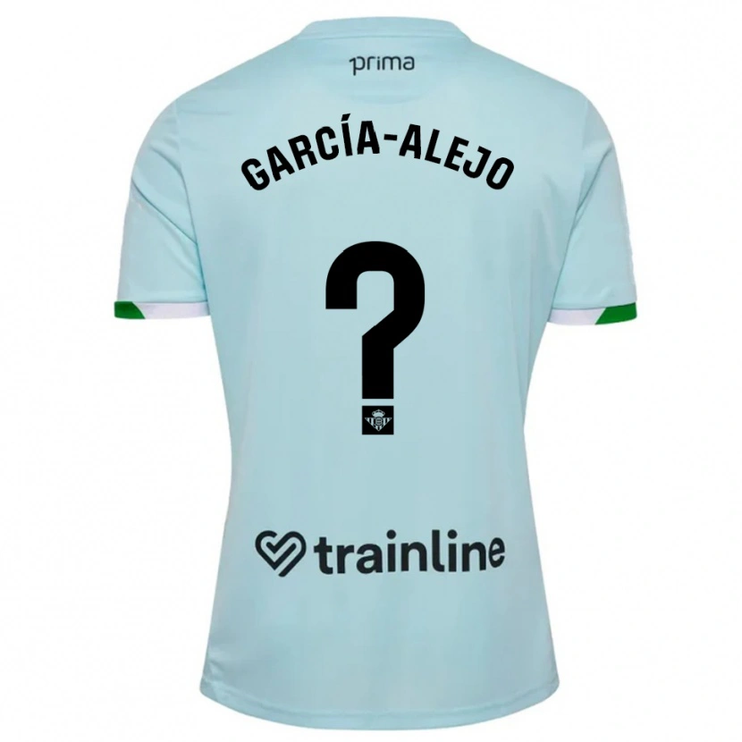 Danxen Homem Camisola Raúl García-Alejo #0 Azul Celeste Verde Alternativa 2025/26 Camisa Brasil