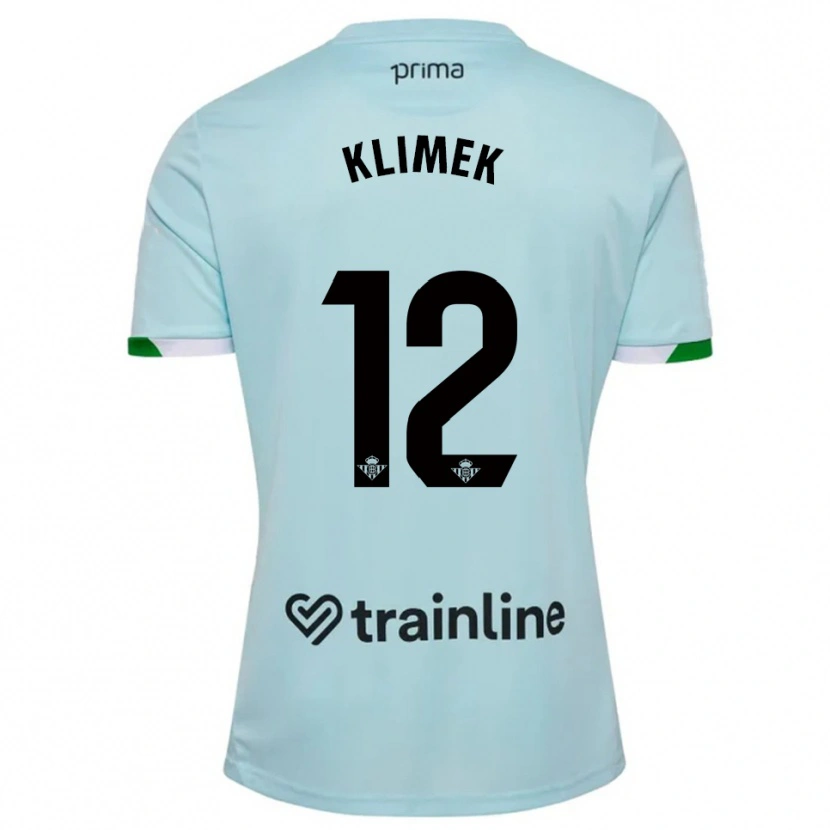 Danxen Homem Camisola Bruno Klimek #12 Azul Celeste Verde Alternativa 2025/26 Camisa Brasil