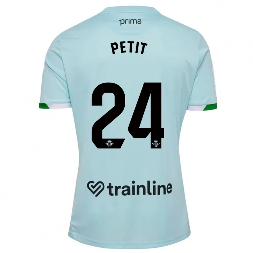 Danxen Homem Camisola Gonzalo Petit #24 Azul Celeste Verde Alternativa 2025/26 Camisa Brasil