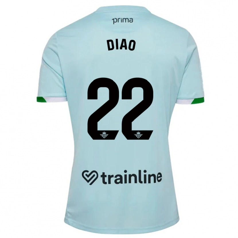 Danxen Homem Camisola Usse Diao #22 Azul Celeste Verde Alternativa 2025/26 Camisa Brasil