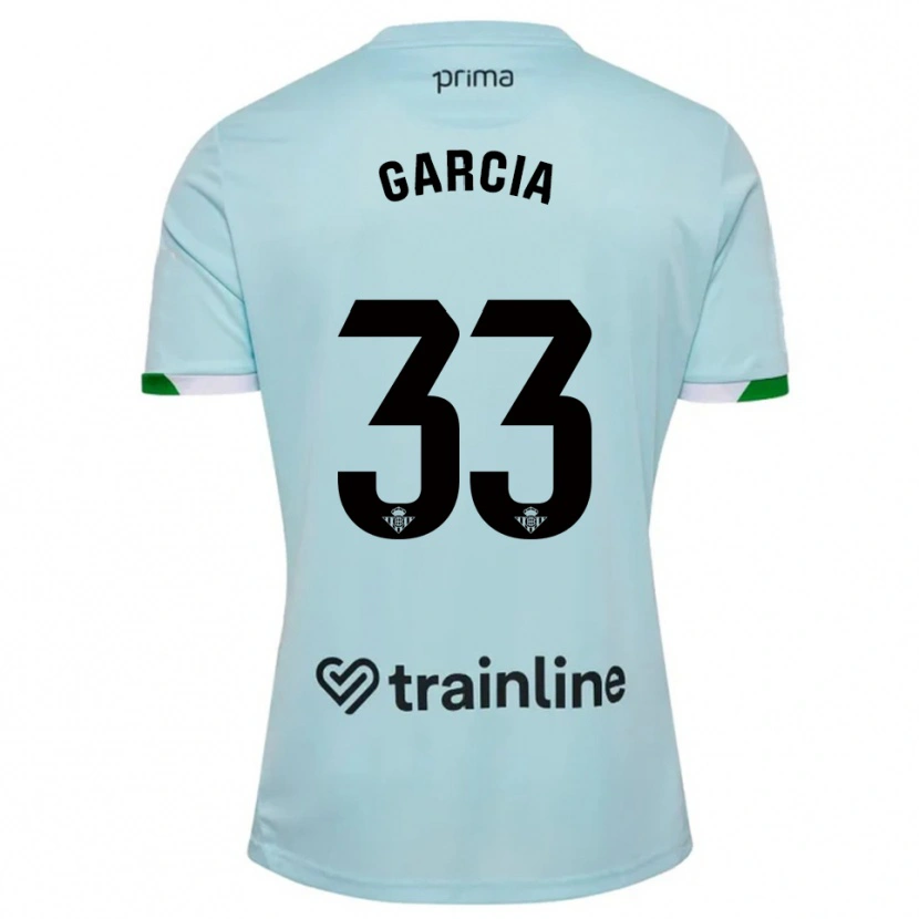 Danxen Homem Camisola Pablo García #33 Azul Celeste Verde Alternativa 2025/26 Camisa Brasil