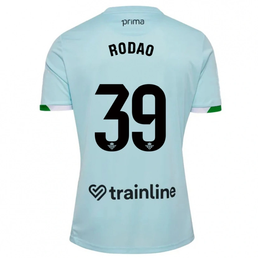 Danxen Homem Camisola Alba Rodao #39 Azul Celeste Verde Alternativa 2025/26 Camisa Brasil