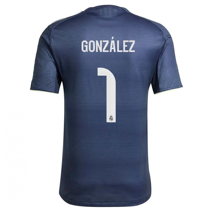 Danxen Homem Camisola Álvaro González #1 Azul Marinho Prata Alternativa 2025/26 Camisa Brasil