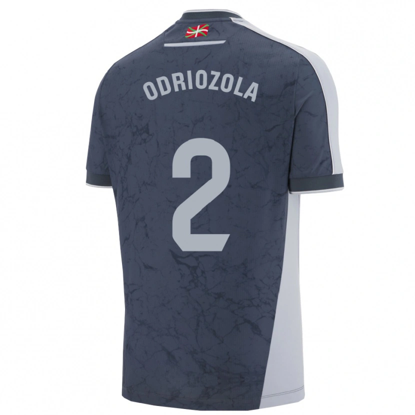 Danxen Homem Camisola Álvaro Odriozola #2 Azul Escuro Branco Alternativa 2025/26 Camisa Brasil