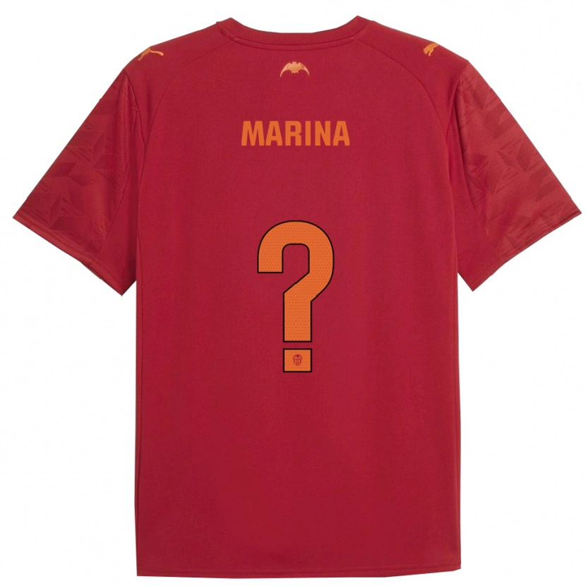 Danxen Homem Camisola Marina Llacer Muñoz #0 Vermelho Laranja Alternativa 2025/26 Camisa Brasil
