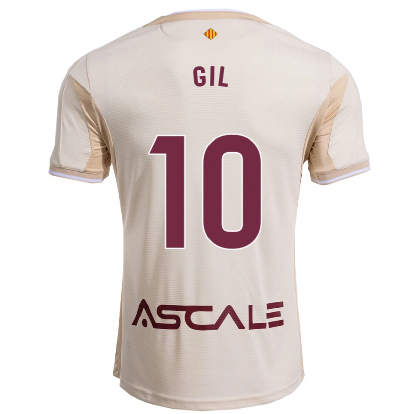 Danxen Homem Camisola Markel Gil #10 Branco Sujo Borgonha Alternativa 2025/26 Camisa Brasil