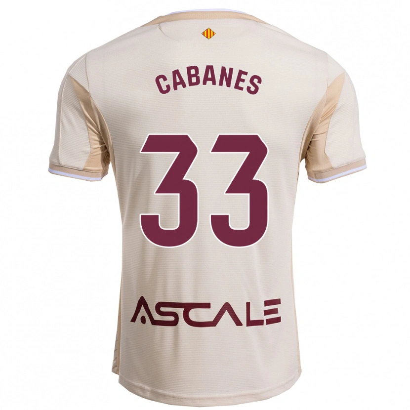 Danxen Homem Camisola Pau Cabanes #33 Branco Sujo Borgonha Alternativa 2025/26 Camisa Brasil