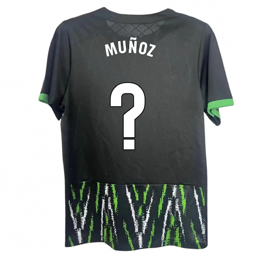 Danxen Homem Camisola Ismael Muñoz #0 Preto Verde Alternativa 2025/26 Camisa Brasil