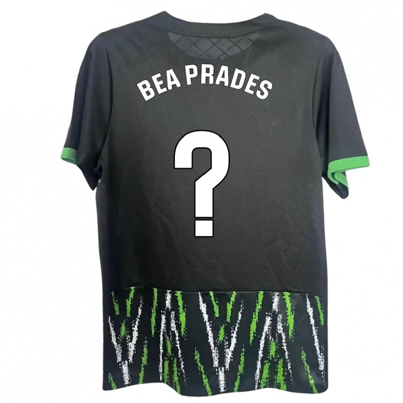 Danxen Homem Camisola Beatriz Prades Insa #0 Preto Verde Alternativa 2025/26 Camisa Brasil