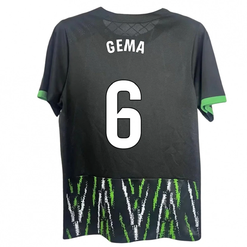 Danxen Homem Camisola Gema Climent #6 Preto Verde Alternativa 2025/26 Camisa Brasil
