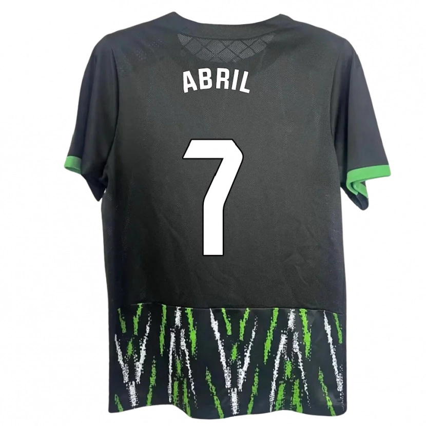 Danxen Homem Camisola Abril Pazos Amores #7 Preto Verde Alternativa 2025/26 Camisa Brasil