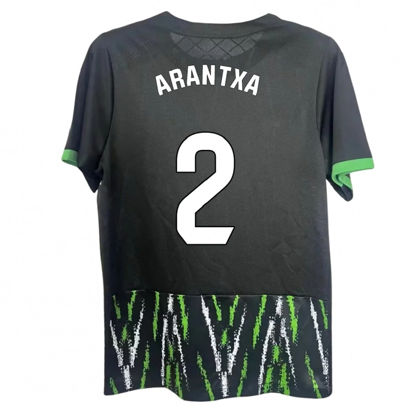 Danxen Homem Camisola Arantxa Perez Ochando #2 Preto Verde Alternativa 2025/26 Camisa Brasil