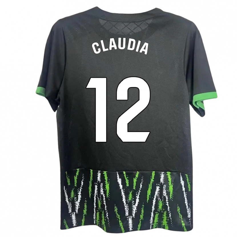 Danxen Homem Camisola Claudia Rabasco Campello #12 Preto Verde Alternativa 2025/26 Camisa Brasil