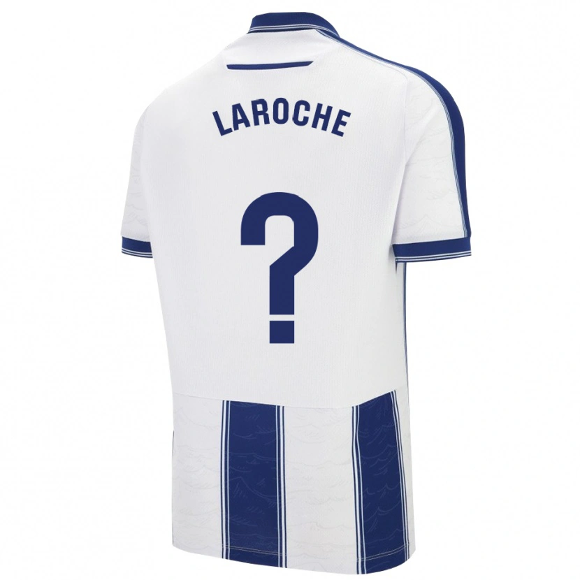 Danxen Homem Camisola Xavier Laroche #0 Azul Marinho Branco Alternativa 2025/26 Camisa Brasil
