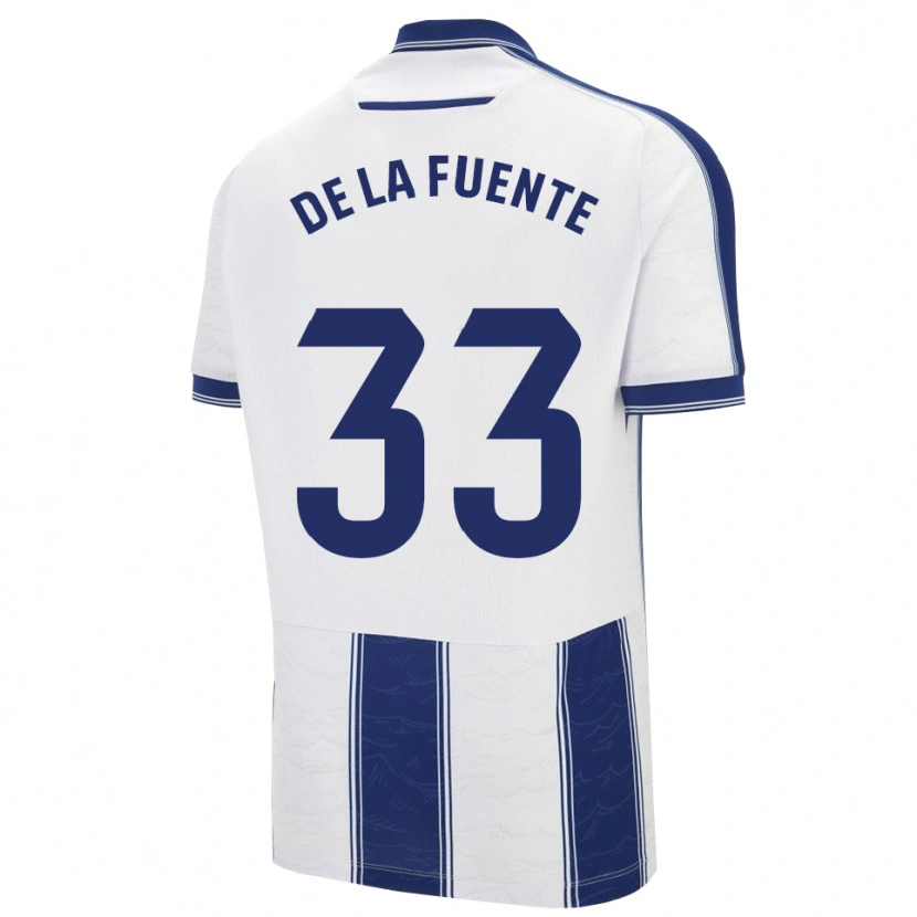 Danxen Homem Camisola Alba De La Fuente #33 Azul Marinho Branco Alternativa 2025/26 Camisa Brasil
