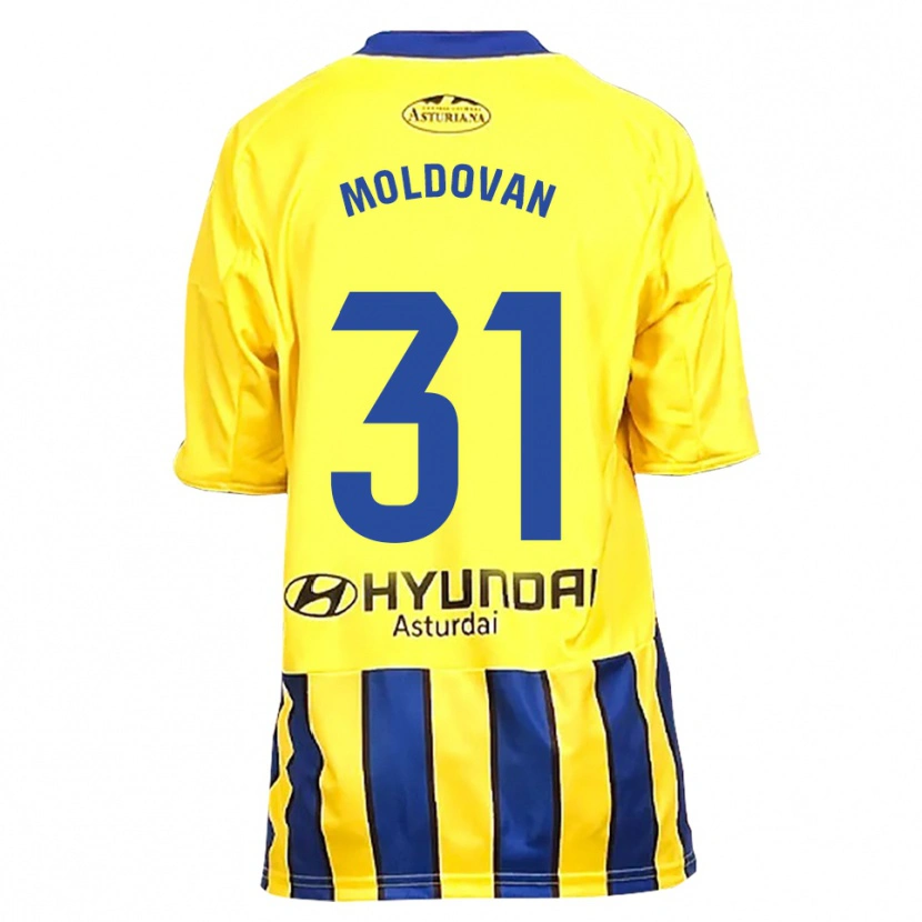 Danxen Homem Camisola Horațiu Moldovan #31 Amarelo Azul Alternativa 2025/26 Camisa Brasil
