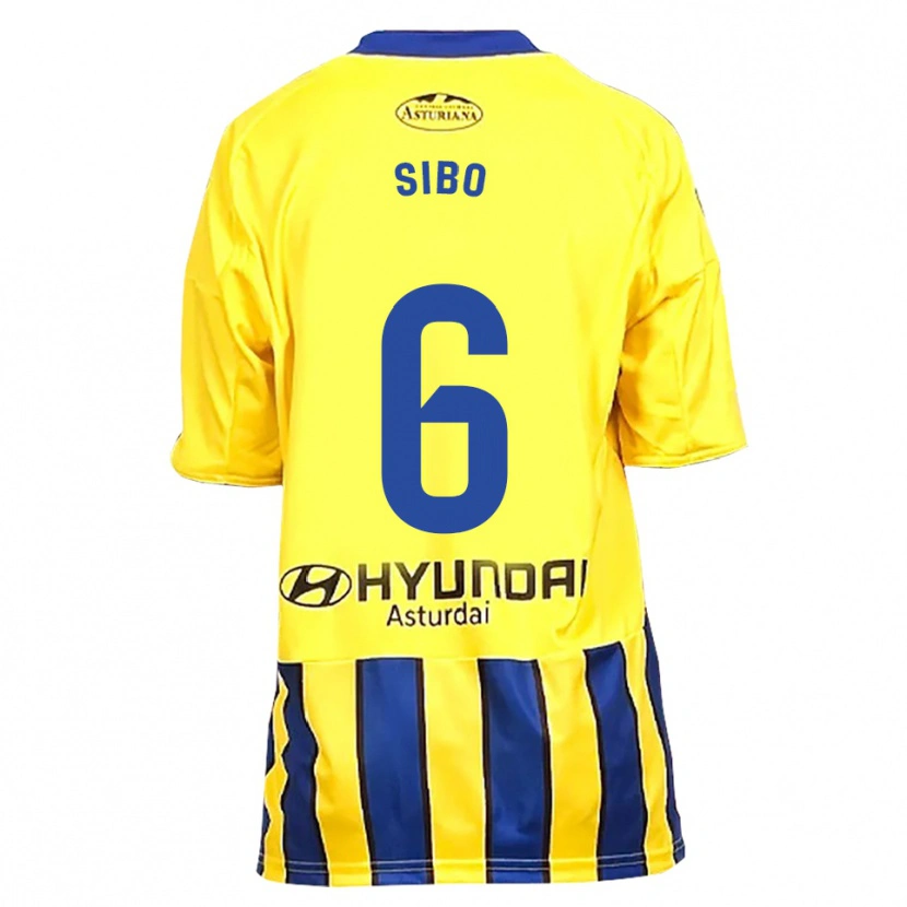 Danxen Homem Camisola Kwasi Sibo #6 Amarelo Azul Alternativa 2025/26 Camisa Brasil