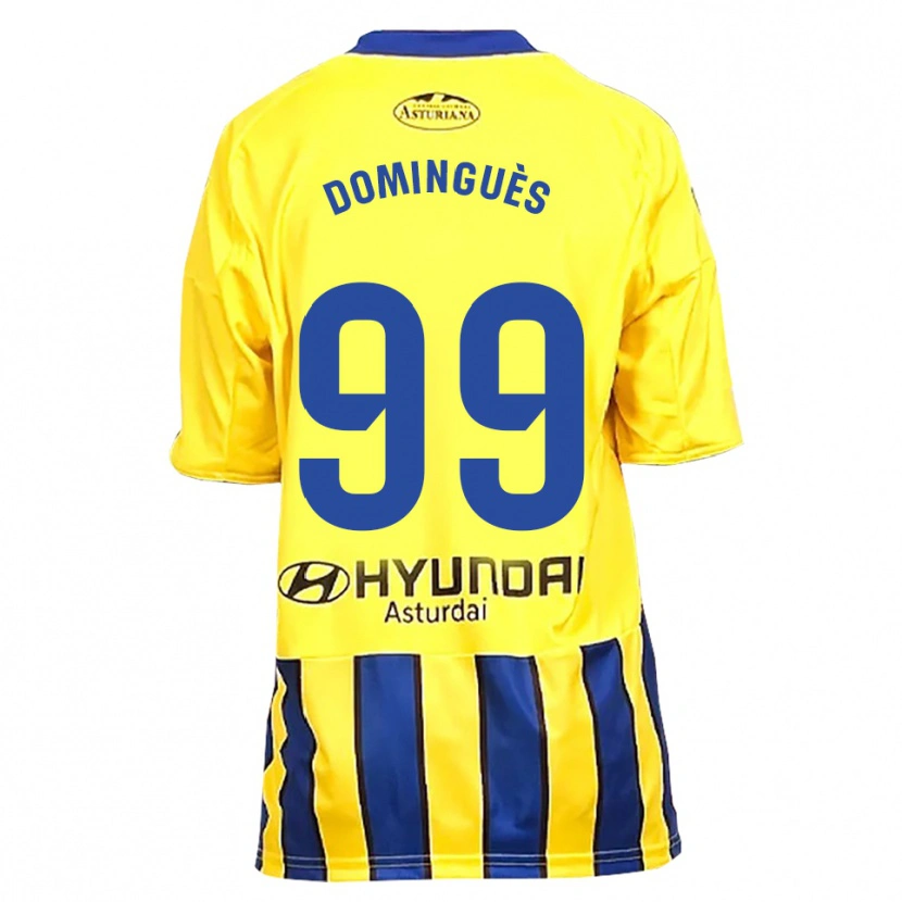 Danxen Homem Camisola Brandon Dominguès #99 Amarelo Azul Alternativa 2025/26 Camisa Brasil