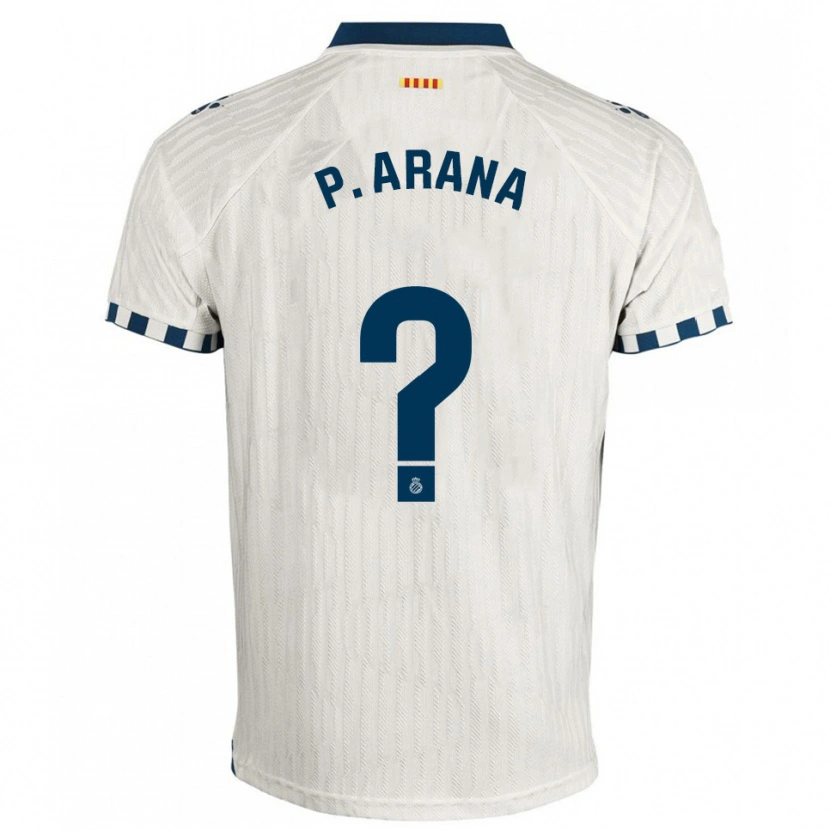 Danxen Homem Camisola Paula Arana Montes #0 Branco Azul Alternativa 2025/26 Camisa Brasil