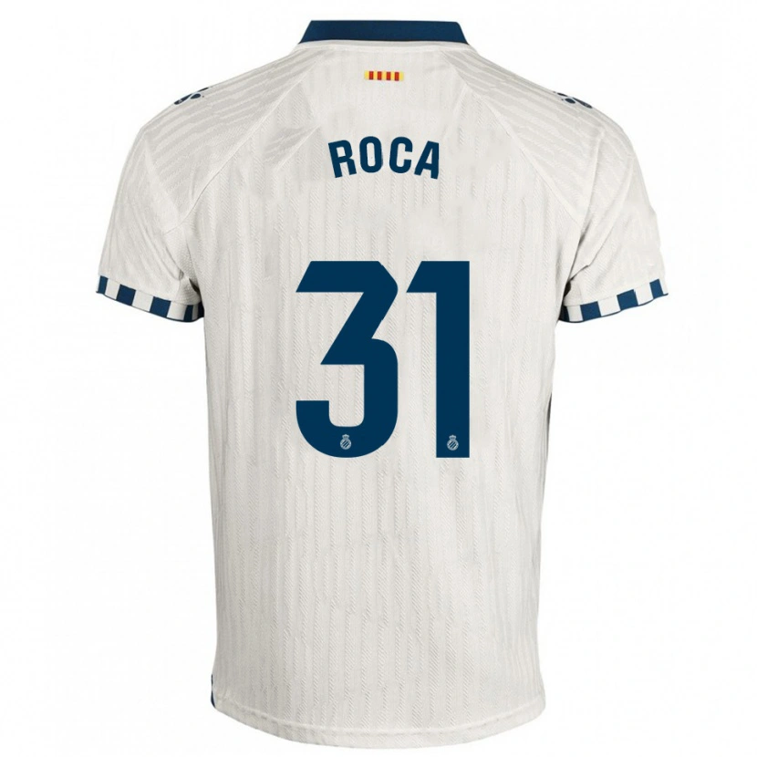 Danxen Homem Camisola Antoniu Roca #31 Branco Azul Alternativa 2025/26 Camisa Brasil