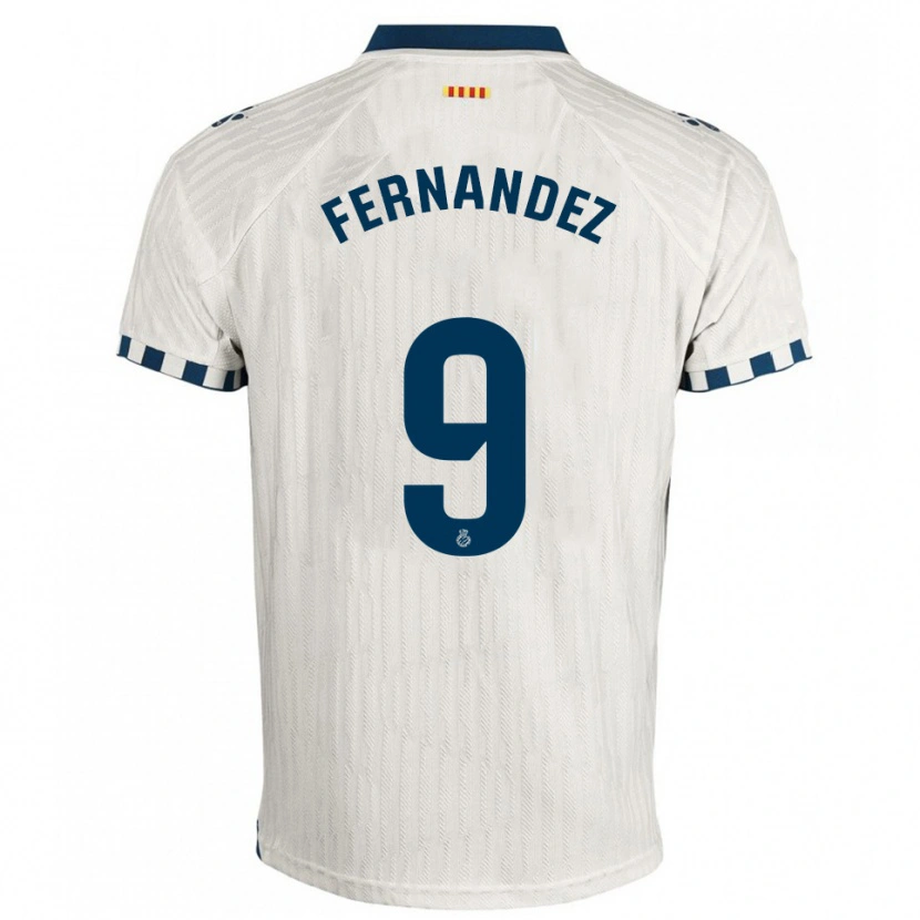 Danxen Homem Camisola Roberto Fernández #9 Branco Azul Alternativa 2025/26 Camisa Brasil