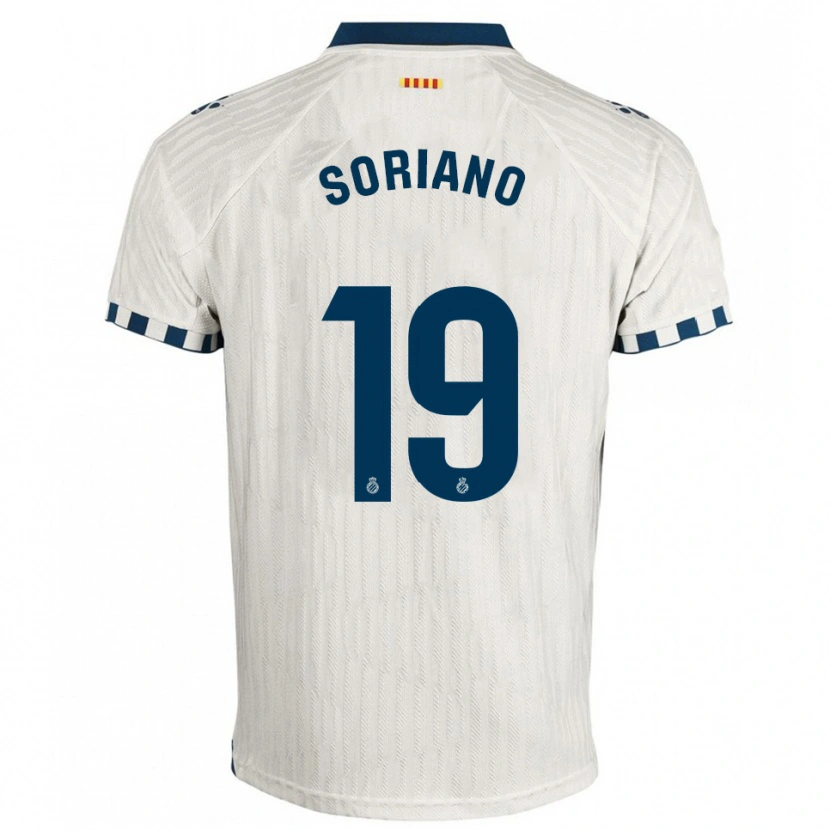 Danxen Homem Camisola Aarón Soriano #19 Branco Azul Alternativa 2025/26 Camisa Brasil