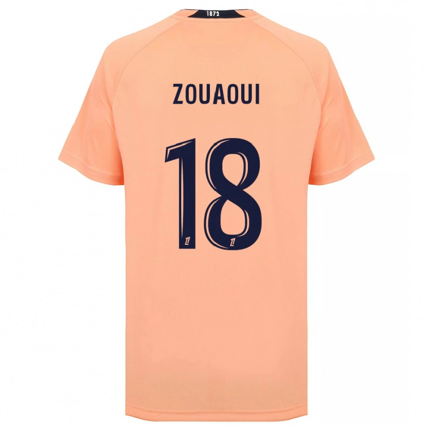 Danxen Homem Camisola Yanis Zouaoui #18 Laranja Azul Marinho Alternativa 2025/26 Camisa Brasil