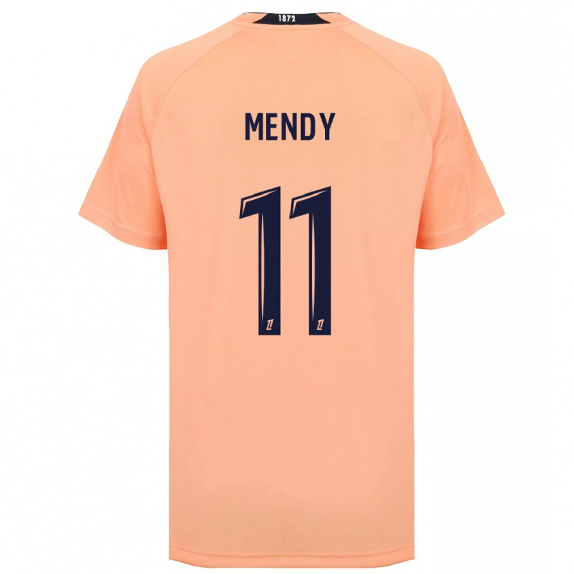 Danxen Homem Camisola Melinda Mendy #11 Laranja Azul Marinho Alternativa 2025/26 Camisa Brasil