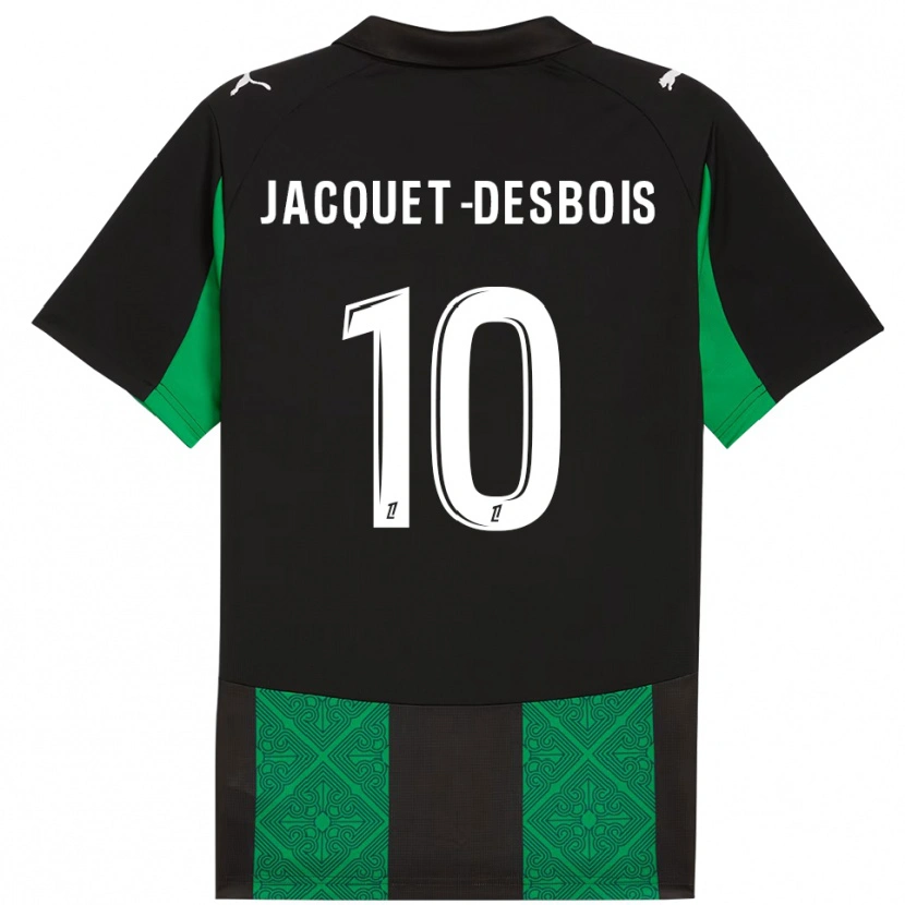 Danxen Homem Camisola Tairik Jacquet-Desbois #10 Preto Verde Alternativa 2025/26 Camisa Brasil