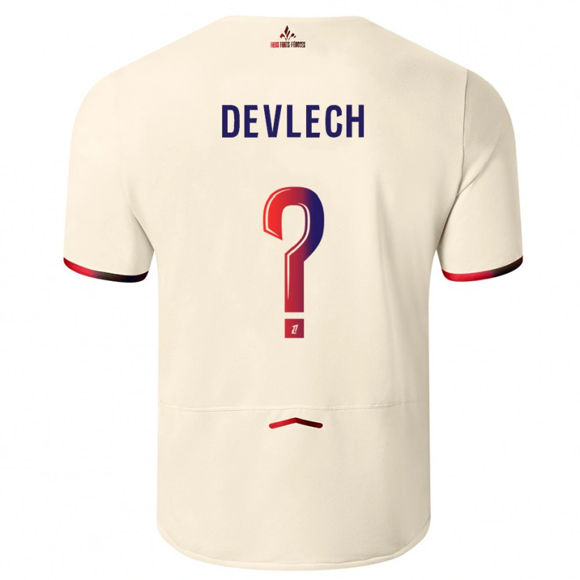 Danxen Homem Camisola Gwenaëlle Devleesschauwer #0 Branco Sujo Vermelho Alternativa 2025/26 Camisa Brasil