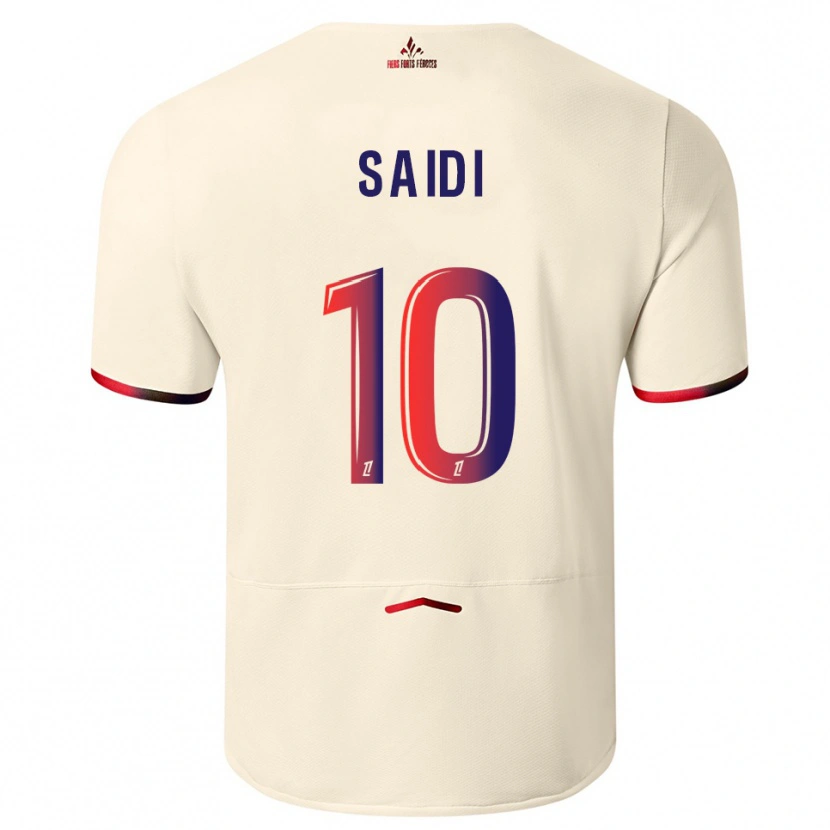 Danxen Homem Camisola Rachel Saidi #10 Branco Sujo Vermelho Alternativa 2025/26 Camisa Brasil