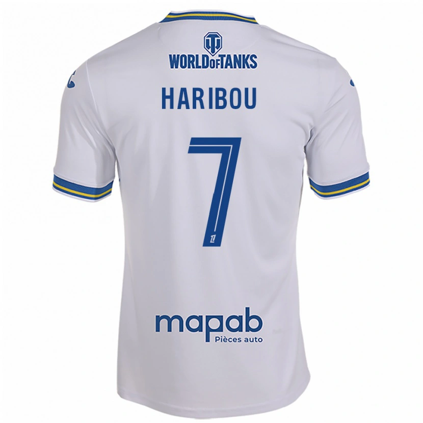 Danxen Homem Camisola Samir Haribou #7 Branco Azul Celeste Alternativa 2025/26 Camisa Brasil