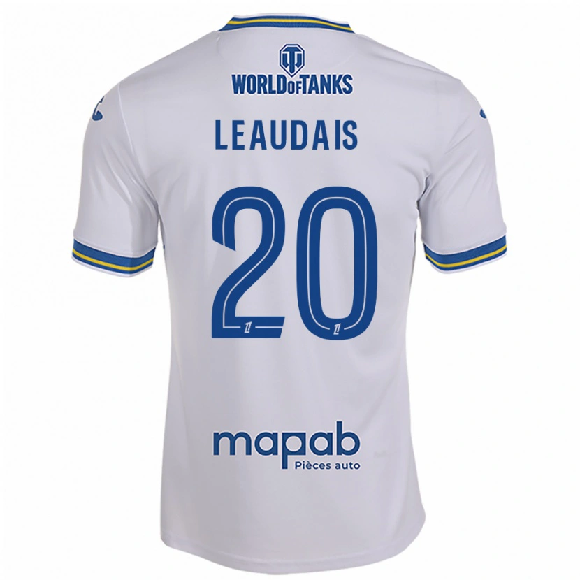 Danxen Homem Camisola Lucas Leaudais #20 Branco Azul Celeste Alternativa 2025/26 Camisa Brasil