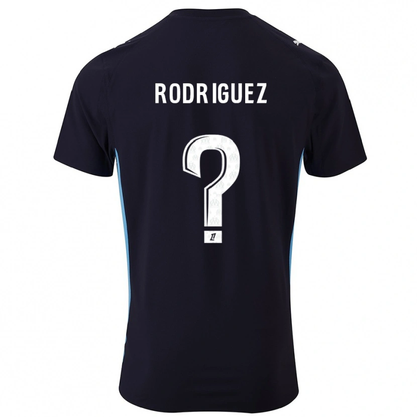 Danxen Homem Camisola Ruben Rodriguez #0 Preto Azul Celeste Alternativa 2025/26 Camisa Brasil