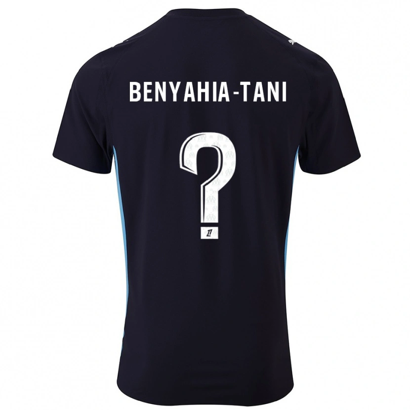 Danxen Homem Camisola Aylan Benyahia-Tani #0 Preto Azul Celeste Alternativa 2025/26 Camisa Brasil