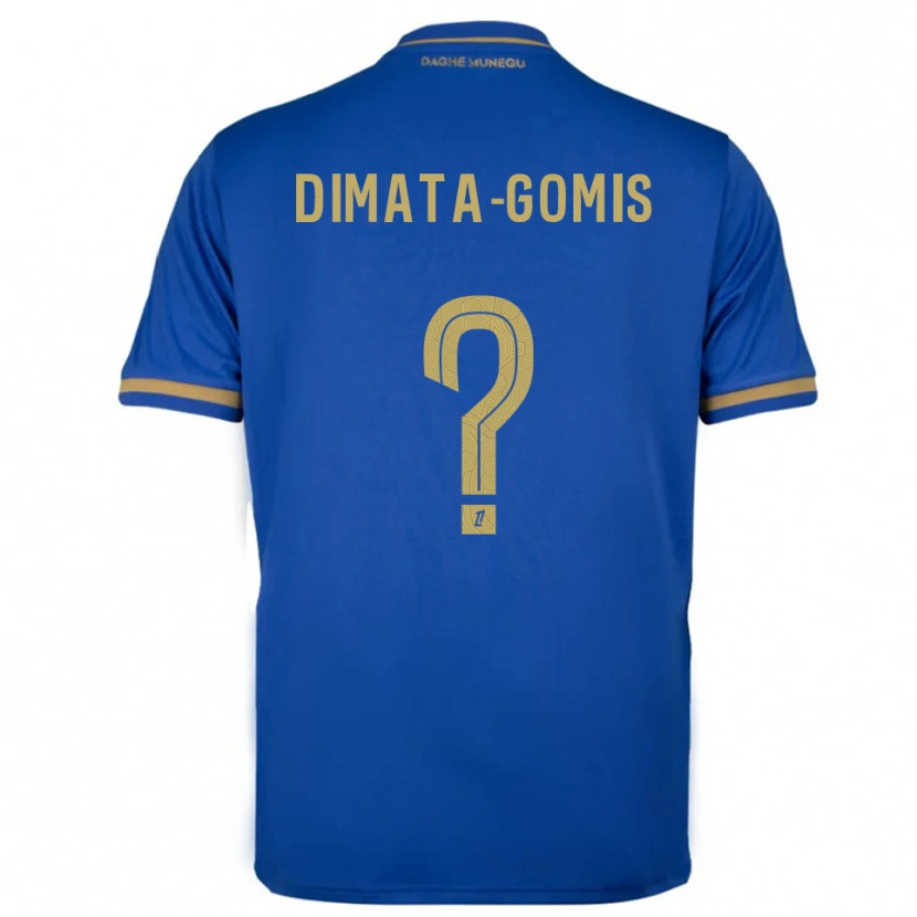 Danxen Homem Camisola Kamron Dimata-Gomis #0 Azul Dourado Alternativa 2025/26 Camisa Brasil
